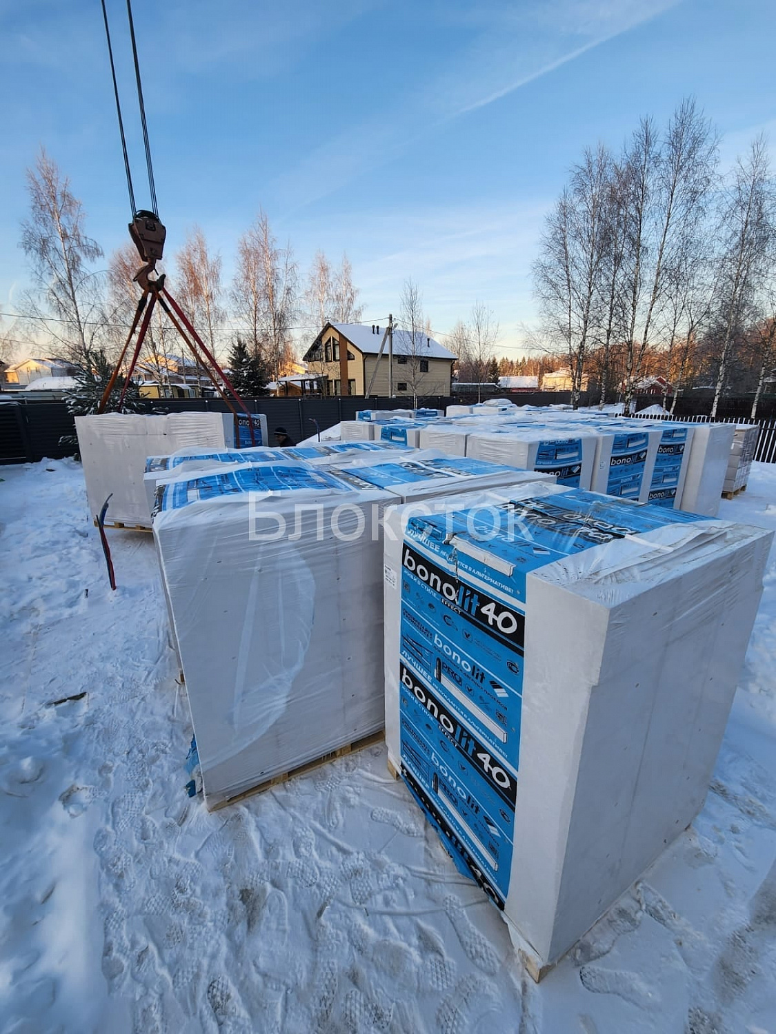 Газобетонные блоки Бонолит Дмитров D500 625х250х375 стеновые